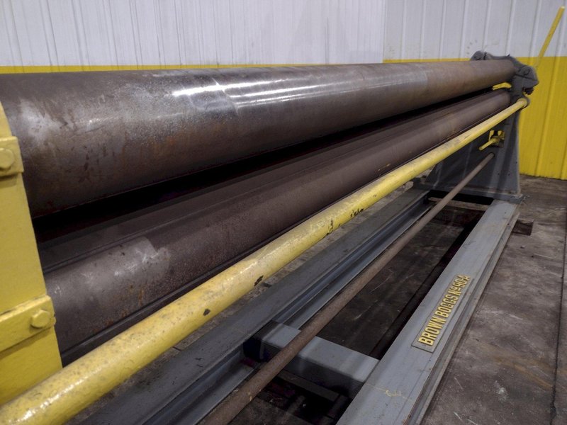 10&#039; X 12 GA BROWN &amp; BOGGS MODEL #90-A INITIAL PINCH BENDING ROLL: YOBRO #24377