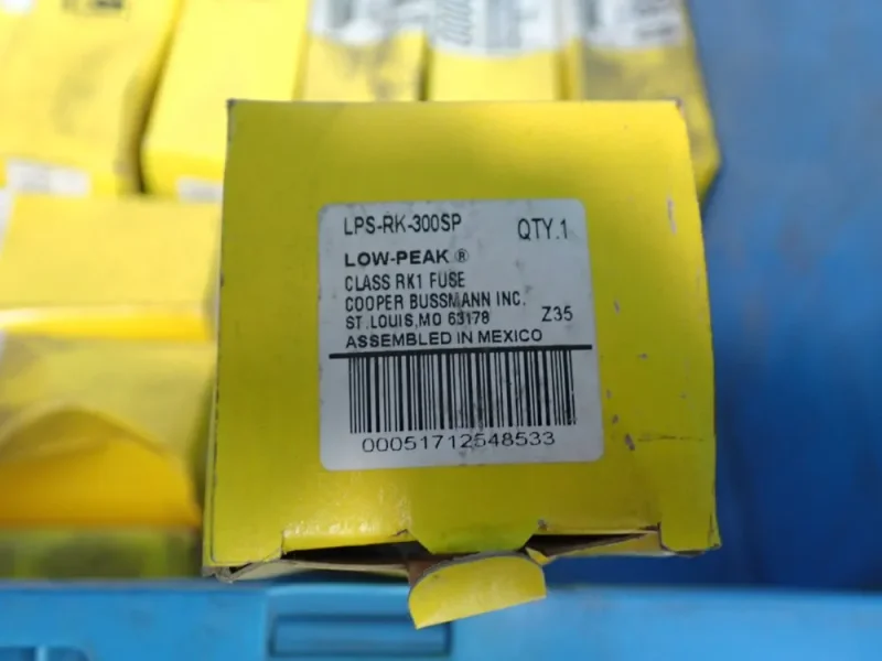 COOPER BUSSMANN LOW PEAK CLASS RK1 FUSES  -  LPS-RK-300SP