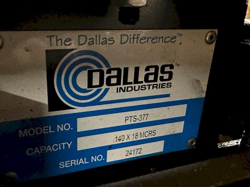 18" X .140" DALLAS MODEL #PTS-377 AIR FEEDER &amp; STRAIGHTENER : YOBRO 26141