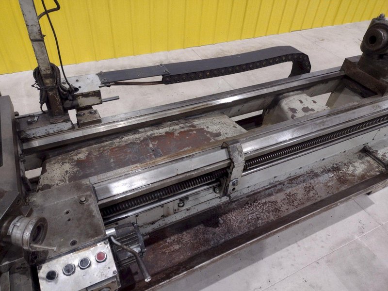 25&quot;/35&quot; X 157&quot; HERCULES MODEL #SPM-630x4000 GAP BED ENGINE LATHE 4&quot; HOLE: STOCK 12137