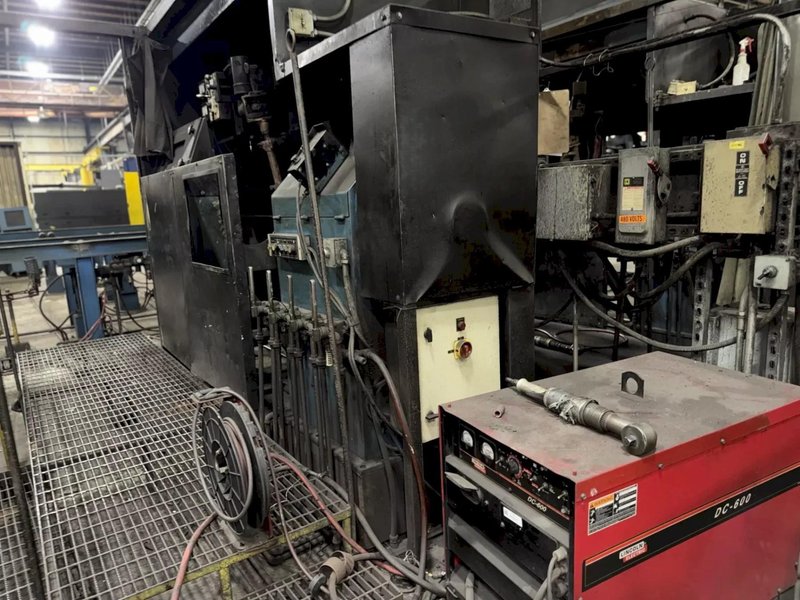 13" HOLLOW SPINDLE DRILCO ROTARY PIPE WELDING SYSTEM WITH LINCOLN DC600 WELDER: STOCK #25859