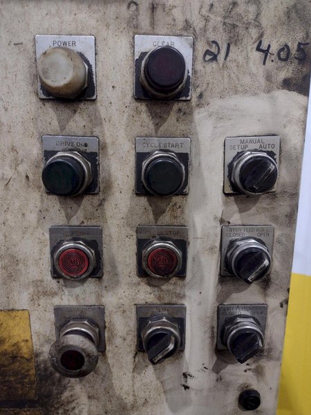 12" WIDE COLT AUTOMATION MODEL #CERFS 25 12 STRAIGHTENER SERVO FEEDER &amp; REXROTH CONTROLS: YOBRO #24290