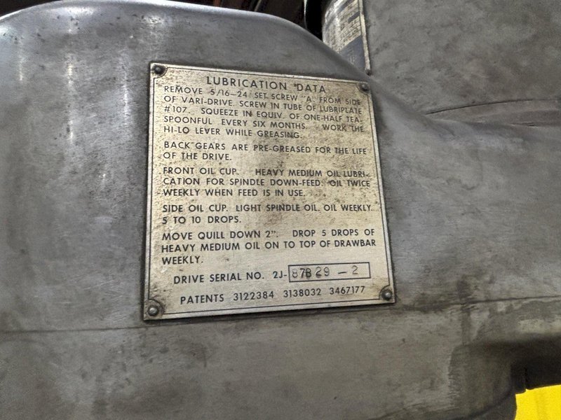 2 HP BRIDGEPORT SERIES II SPECIAL VERTICAL RAM TYPE KNEE MILL: STOCK #22466