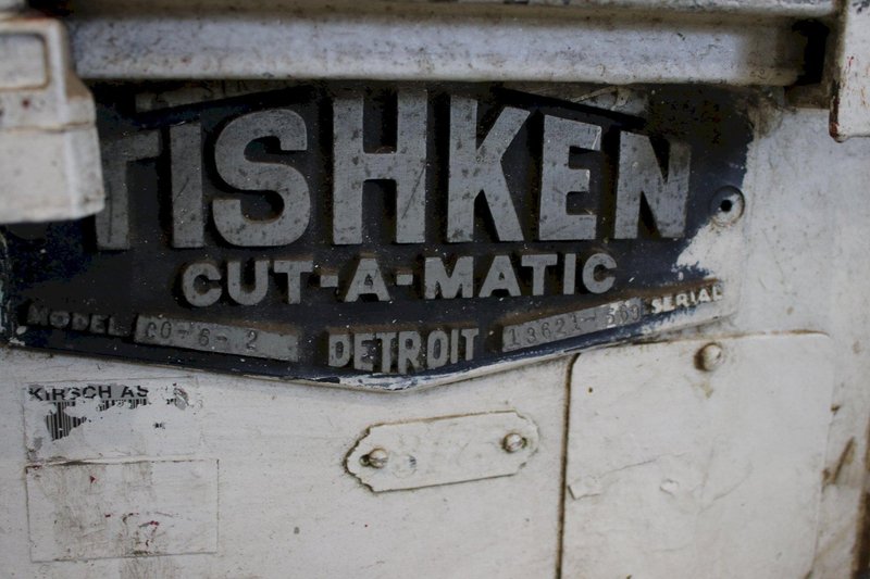 18 TON TISHKEN MODEL #CO-6-2 2 POST CUT-OFF PRESS: STOCK #76591