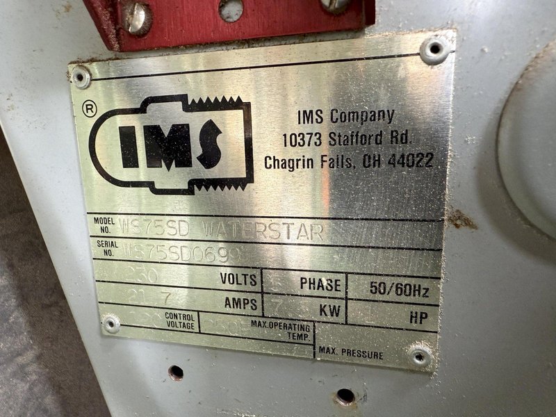 IMS MODEL #WS75SD WATERSTAR WATER TEMPERATURE CONTROL UNIT: STOCK #23274