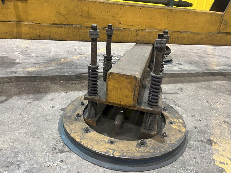 10,000 LBS ANVER 4-PAD VACUUM POWERED SHEET LIFTER: STOCK #20350