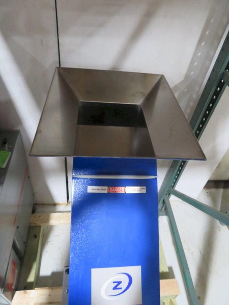 Zerma GSL180/300 Slow Speed Granulator with 6mm screen and
N1 Chute, Cutting Chamber 10.5 x 13 in