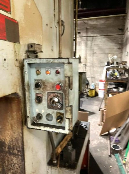 165 TON AIDA PC-15(2) MECHANICAL CRANK GAP FRAME PRESS W/ 7.87" STROKE. STOCK # 0879826
