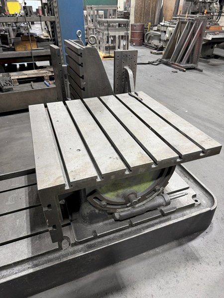 40" X 40" X 16" T-SLOTTED 90 DEGREE TILTING BOX TABLE. STOCK # 0222326