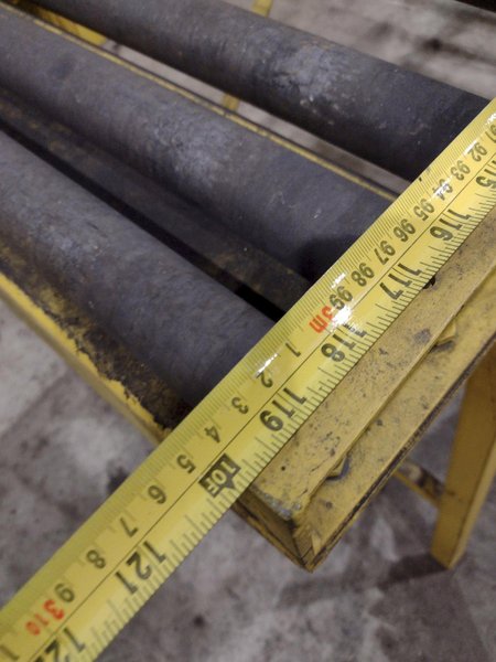 10&#039; X 18&quot; ROLLER TABLE FOR HYD MECH S20 SAW: STOCK #23767