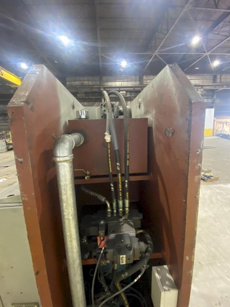 50 TON YIFANG MODEL #YC-50T HYDRAULIC C-FRAME PRESS, 15.75" STROKE: STOCK #20191