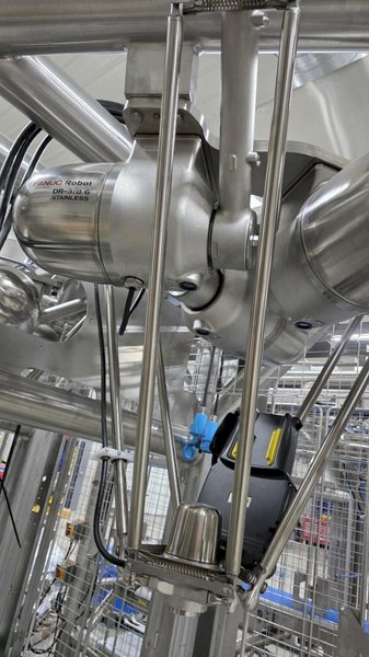 FANUC DR‑3iB/6 Stainless Washdown Delta Robots w/R-30iB+ Mate Control, 2023 – QTY 2 Master Bundles for Food‑Grade Pick and Place