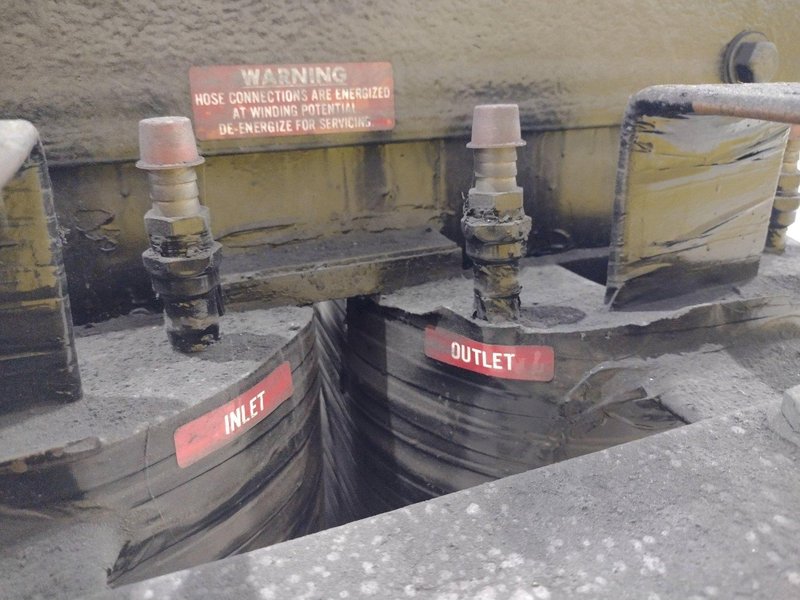 1532 AMP HUNTERDON MODEL #EN-1348-3-HR DC REACTOR: STOCK #21310