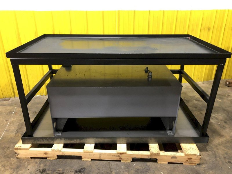 HYDRAULIC OIL RESERVOIR &amp; WORK TABLE: STOCK #16578