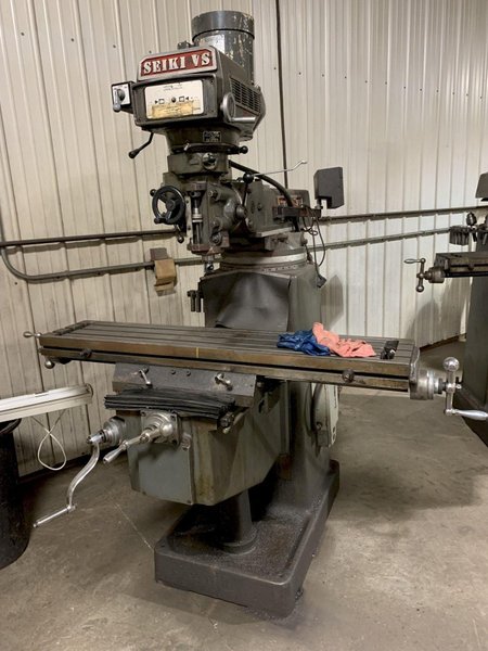 Seiki Model 3VS Variable Speed Vertical Milling Machine