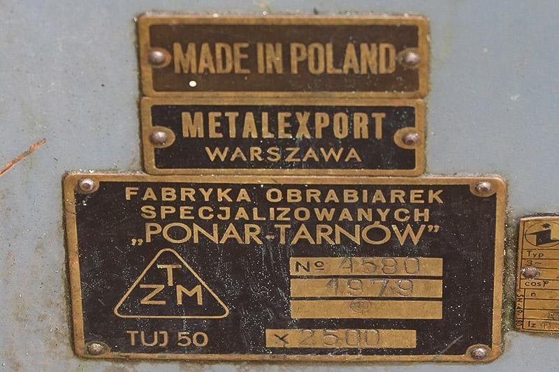 21&quot;/30&quot; x 100&quot; TARNOW GAP BED ENGINE LATHE MODEL# TUJ 50