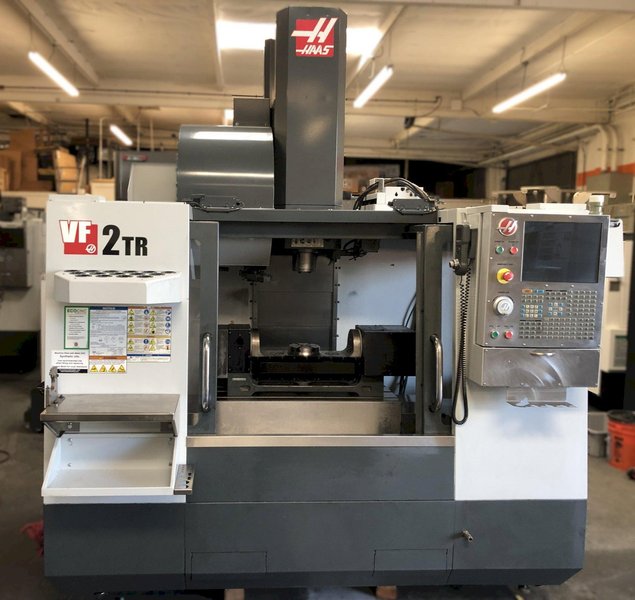 Haas VF-2TR VMC 2011 Haas TR160 5th Axis Rotary Table Coolant Tank, Chip Auger