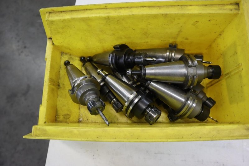 Cat 40 Taper Tool Holders, (10) ER16 Collet Holders- Auction Item