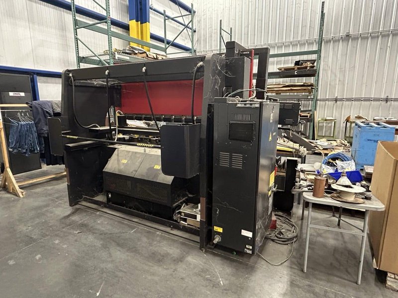 80 Ton x 10′ Amada 8025NT Hydraulic Press Brake, 2000