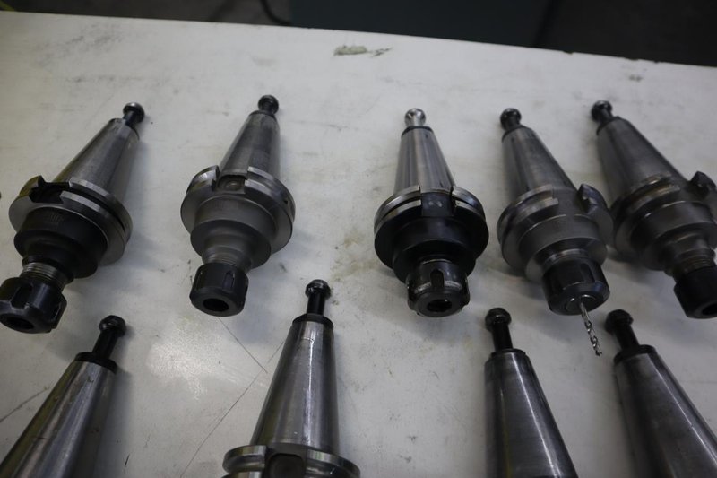 Cat 40 Taper Tool Holders, (10) ER16 Collet Holders- Auction Item