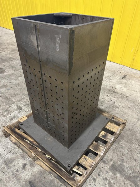 18&quot; X 18&quot; X 39 1/2&quot; HIGH STEEL SET UP WORK HOLDING TOMBSTONE: STOCK #22224