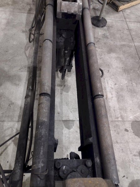 72" WIDE BEAM ENERPAC HYDRAULIC CLAMPING FIT-UP TACKING PRESS, FOR WELDING I-BEAMS: STOCK #20541