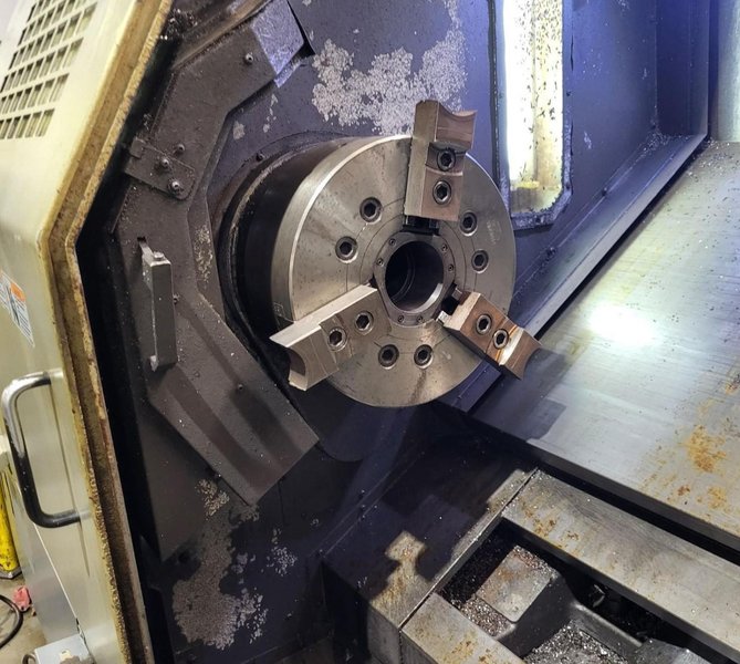 Okuma LB-35II CNC Turning Center – 15″ Chuck Steady Rest Long Bed Lathe