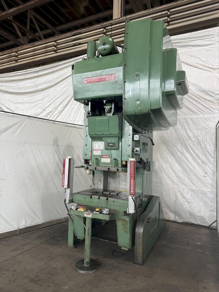 110 TON BLISS C-110 OBI PRESS. STOCK # 0789624.
