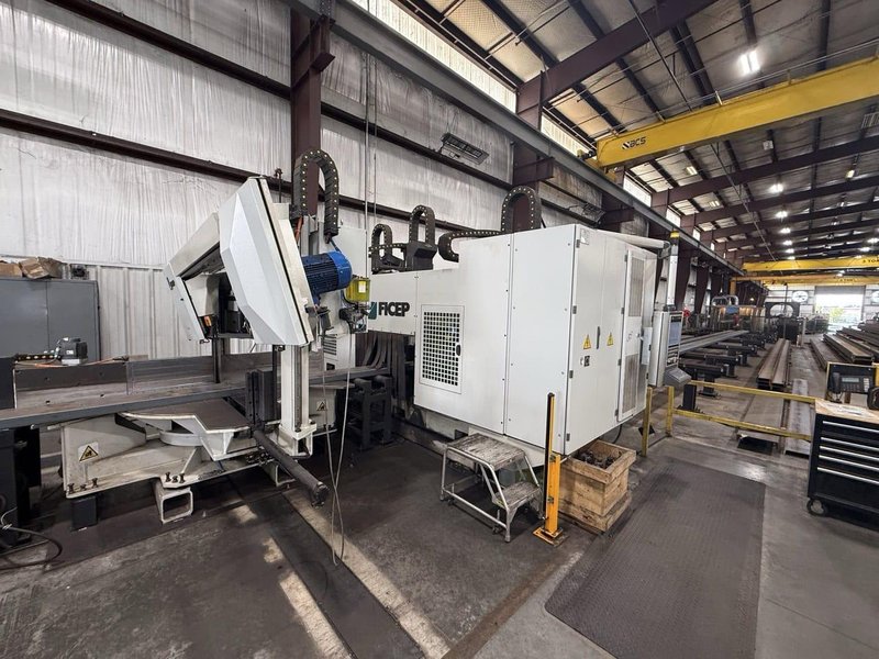 Ficep Valiant Steel Processing Line with 453 VLB Beam Drill &amp; K100E Band Saw, 2021/2023