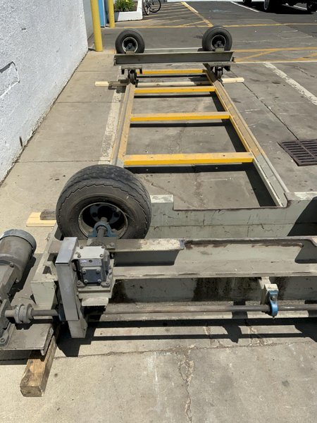 5000 LB CUSTOM MADE TANK TURNING ROLLS SET: STOCK #81222