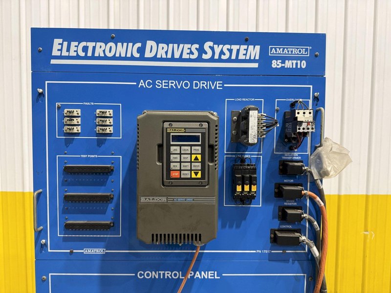 AMATROL MODEL #85-MT10 ELECTRONIC DRIVES SYSTEM TRAINING &amp; TESTING STAND: YOBRO #24915