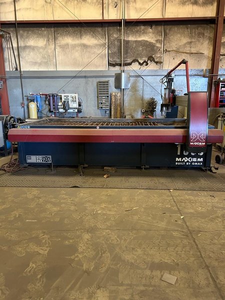 5′ x 10′ Omax Maxiem 1530 Waterjet, 2015 – 50,000 PSI, Chiller, RO System