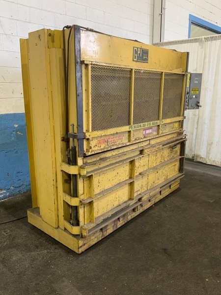 HARMONY LOW PROFILE VERTICAL CARDBOARD BALER: STOCK #76689