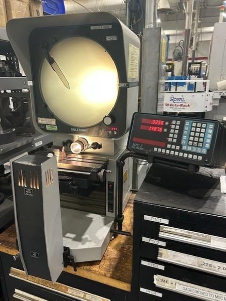 16" Deltronic Model DH216 Bench Top Optical Comparator, S/N 398025720.