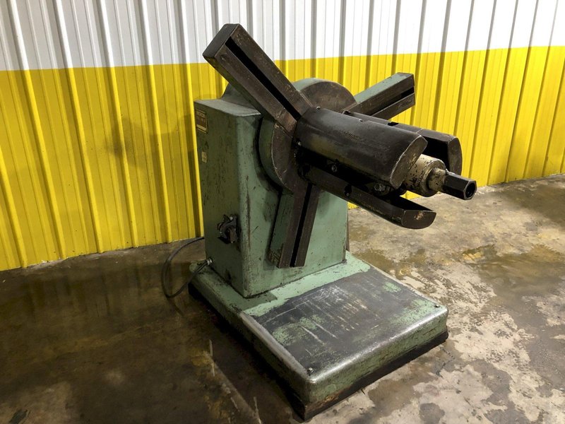 4,000 LB 2 TON X 24&quot; AMERICAN STEEL LINE MODEL #60 MOTORIZED COIL REEL UNCOILER: STOCK #15455