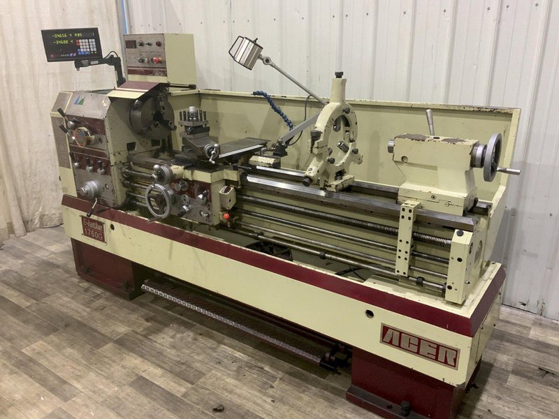 17" X 60" ACER MODEL 1760G GEARED HEAD ENGINE LATHE: STOCK #81131