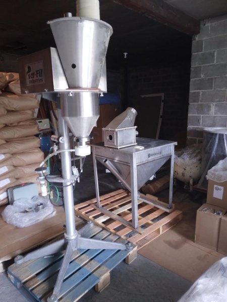 Per-Fil MF Semi-Automatic Auger Filler with Hopper and Flexible Screw Conveyor, 2011