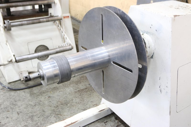 18" X 3-1/2" WALLNER MODEL 4680 PRECISION PACKAGE SLITTING LINE: STOCK #10278