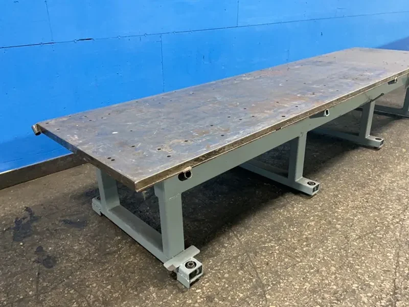 48” X 190” /2” THICK WELDING TABLE
