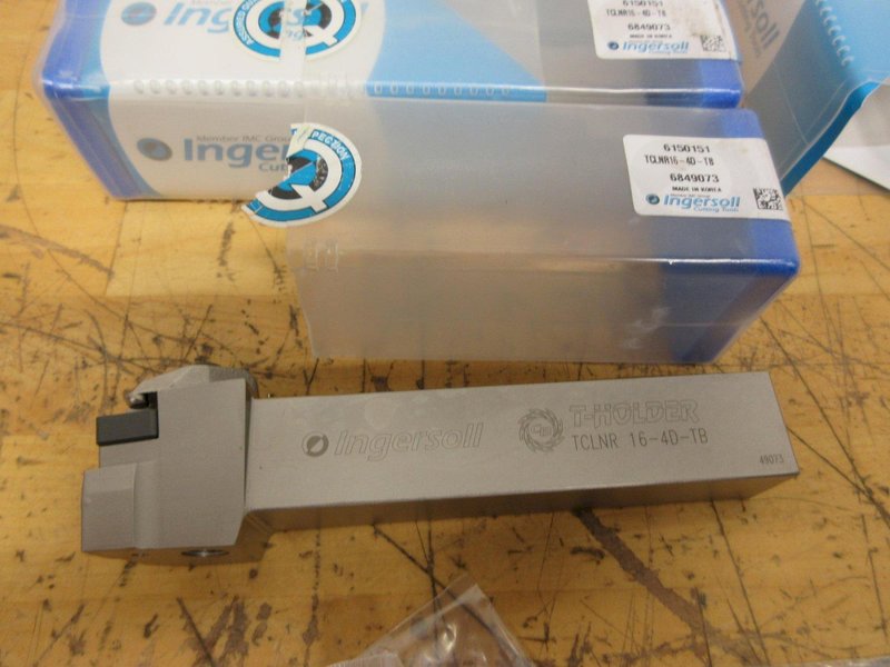 Ingersoll 6150151 TCLNR16-4D-TB Indexable Turning Toolholder: 95.000 deg Lead Angle, Clamp 1 x 1" Shank, 6" OAL (4 Pcs) *** New In Packages***- Auction Item