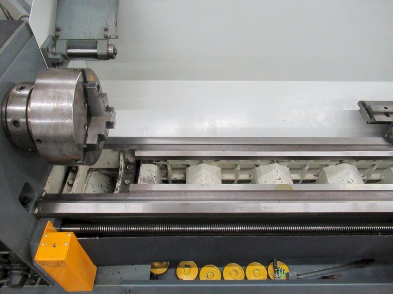 Clausing Metosa C 1765 Model Engine Lathe, Aloris Tool Post, Tailstock, Steady Rest, Sony 2-Axis DRO