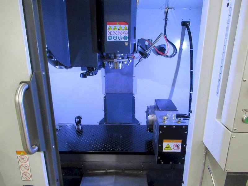 Haas DM-2 CNC Vertical Machining Center, NextGen Control, Brushless 4th &amp; 5th Axis Drives, Haas HRT-210, TSC, Probing, 18 ATC