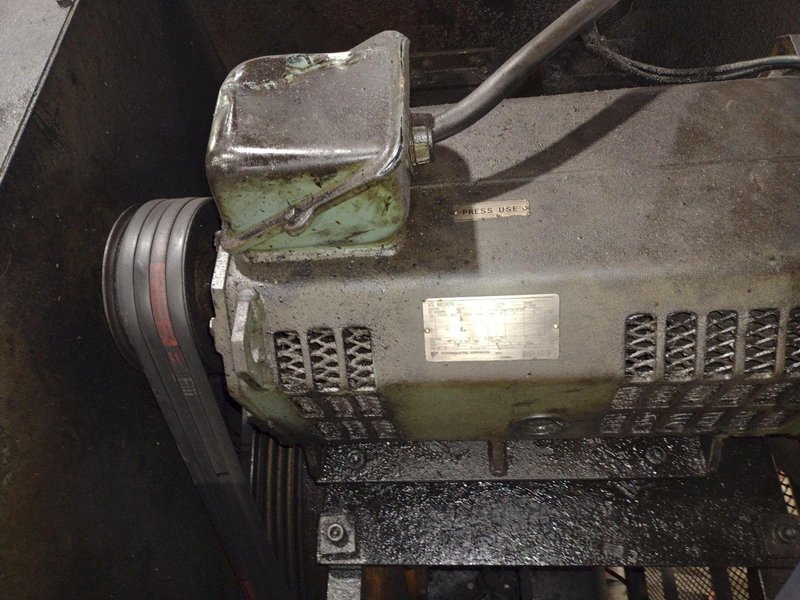 220 TON AIDA MODEL #NC1-200(2) GAP FRAME PRESS, WITH 9.84&quot; STROKE: STOCK #22203