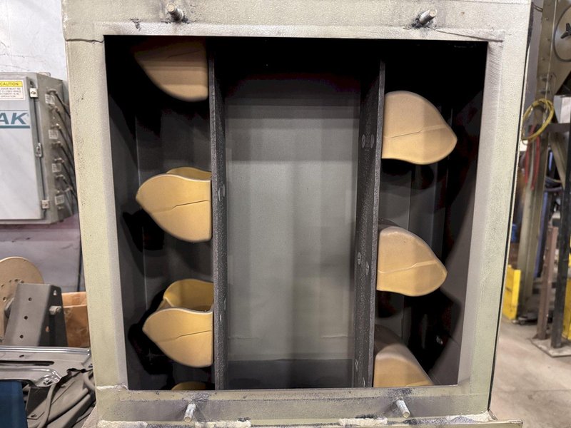 84&quot; WIDE X 168&quot; LONG X 96&quot; TALL CLEMCO INDUSTRIES ABRASIVE BLAST CLEANING SYSTEM. STOCK # 0342925