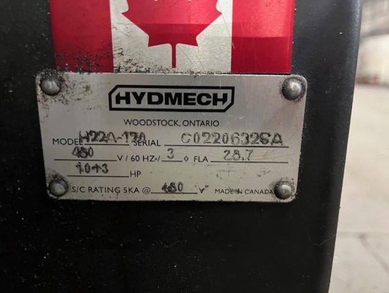 20" X 22" HYD-MECH H-22A-120 HEAVY-DUTY AUTOMATIC HORIZONTAL LONG BAR FEED BAND SAW STOCK# 4036