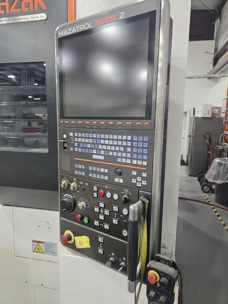 Mazak VCU 500A 5X VMC, 2014 – TSC, 5 Axis Trunnion Rotary, Probing