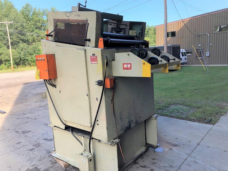 36" x 18 GA AMERICAN STEEL LINE 7-ROLL COIL STOCK STRAIGHTENER