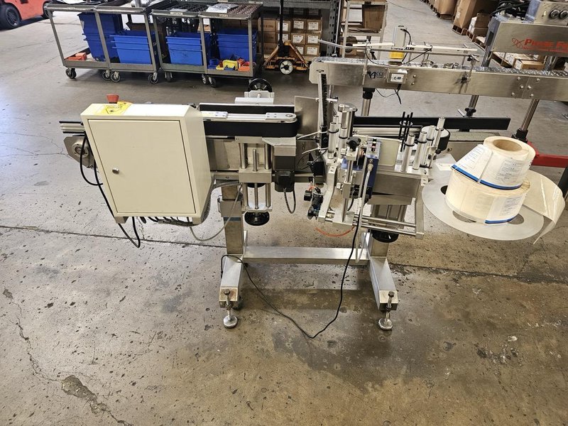 Accutek Bottling Line with Chadam Consultants 2 Head Gravity Filler, Accutek SA-1 Automatic Chuck Capper, Accutek APS106 Labelette Labeler, Everfilt Oil Filtration System, IBC Tanks