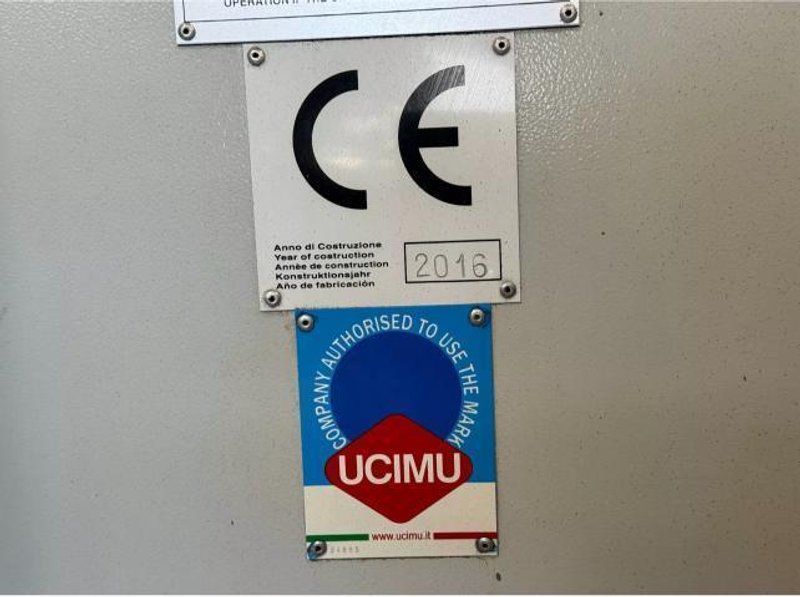 Ficep Excalibur 1201 DE CNC Single Spindle Beam Drill, 2016 – 60′ Roller Table, 6 Station ATC