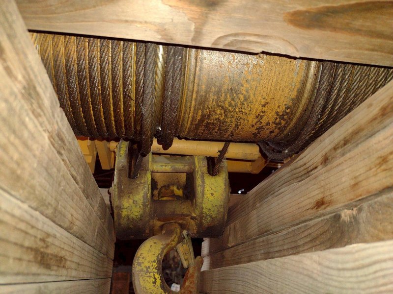 3 TON ACCO-WRIGHT WORK RATED SERIES 32 ELECTRIC POWERED CABLE HOIST: STOCK #18768